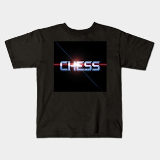 Cool Chess Design - Silver Kids T-Shirt